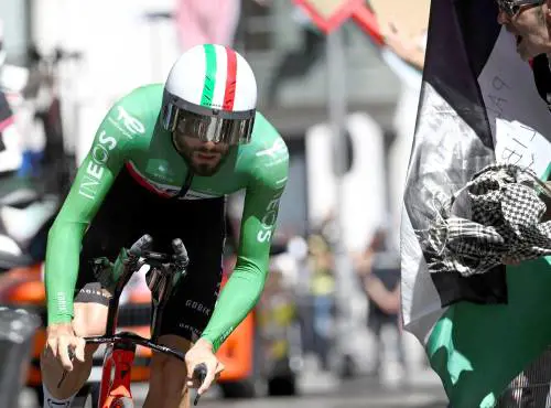 Ganna torna Top per 90 centesimi: la Vuelta è tricolore