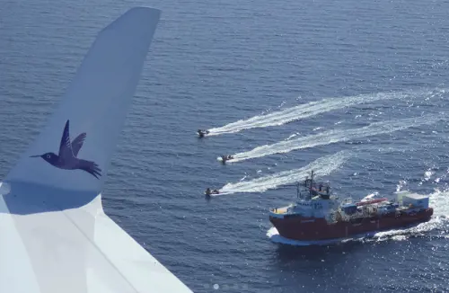 Multato l'aereo della Ong che sorvolava il Mediterraneo in cerca di migranti