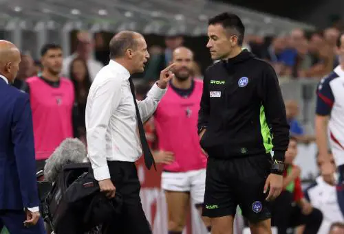 Allegri scatenato, via la giacca e cartellino rosso: cosa è successo