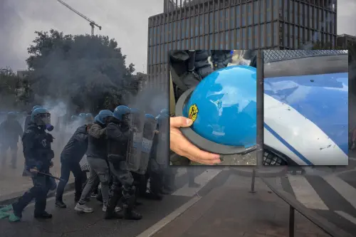 Milano, oltre 60 agenti feriti: la violenza su caschi, auto e divise dei poliziotti