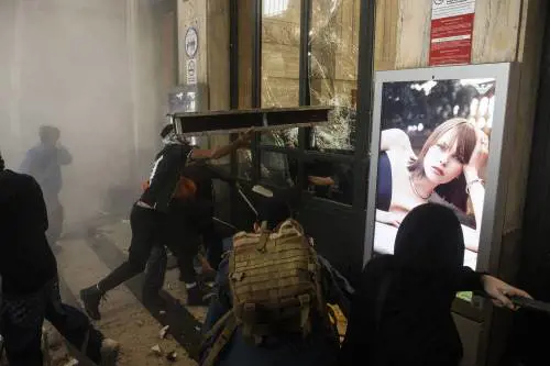 Scontri a Milano (Marco Ottico_LaPresse)