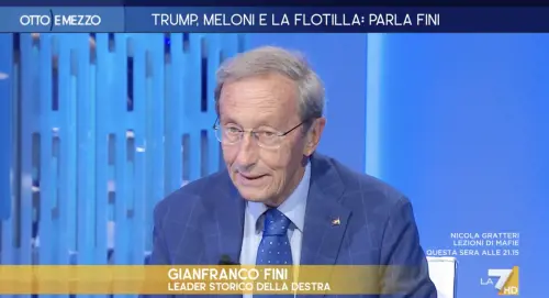 Flotilla, destra, Kirk: cosa ha detto Gianfranco Fini dalla Gruber