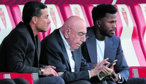 L'addio romantico di Galliani e Paolo
