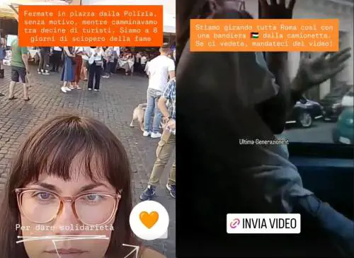 Ultima Generazione tenta il blitz tra Senato e Palazzo Chigi: 13 fermati
