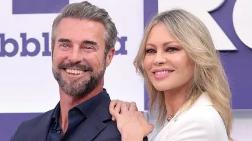 Flavio Montrucchio e Anna Falchi 