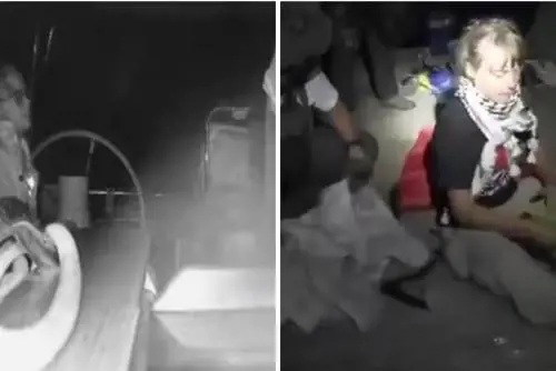 Israele abborda la Flotilla, in un video l'arresto di Greta: "Lei e i suoi amici sono sani e salvi"