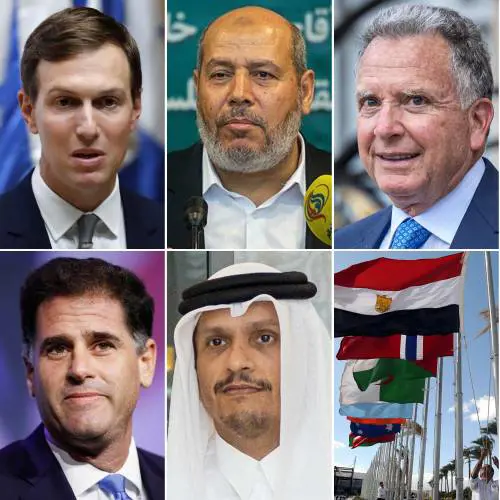 I protagonisti dei negoziati per la pace a Gaza