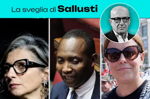 La sveglia di Sallusti - La Albanese come Soumahoro e Ilaria Salis