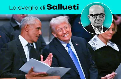 La sveglia di Sallusti - Le bugie del non-nobel a Trump