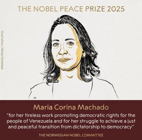 Nobel, Istituto Friedman: "Premio a Machado è inno alla libertà"