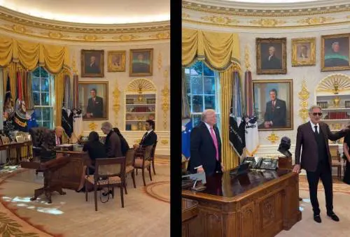 Incontro fra Trump e Bocelli nello Studio Ovale. E il tenore canta: "Con te partirò"