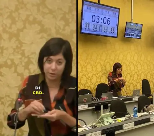 La grillina "rolla una canna" in Consiglio regionale: bufera in Piemonte