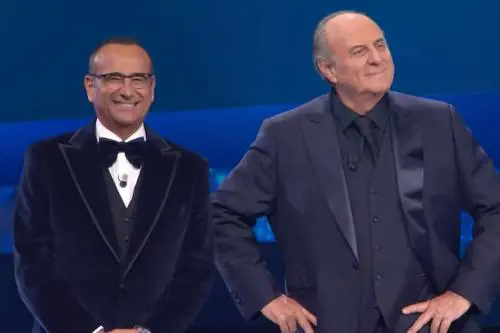 Frattura fra Gerry Scotti e Carlo Conti? Fra i due ci sarebbe il gelo dopo Sanremo