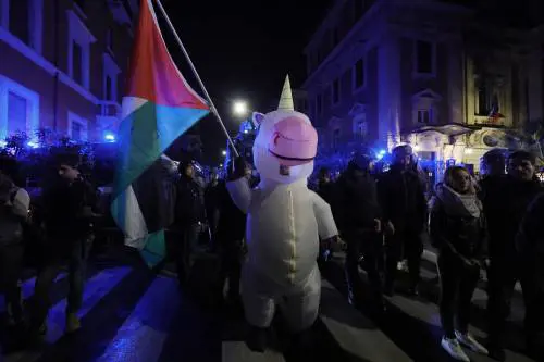 Scontri pro Pal a Roma