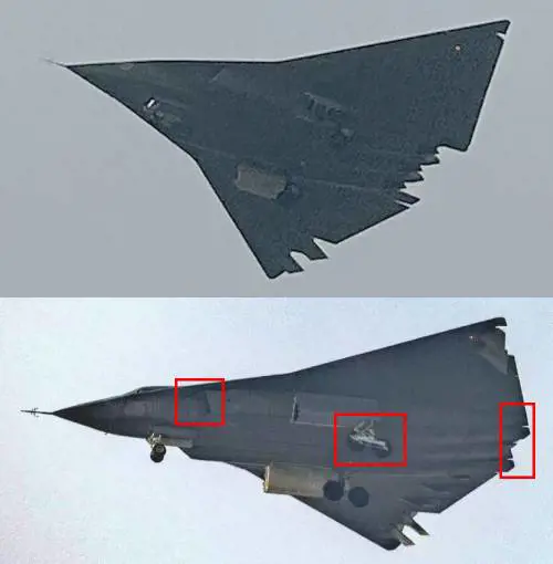Motore con spinta vettoriale: lo strano particolare del nuovo caccia cinese J-36 