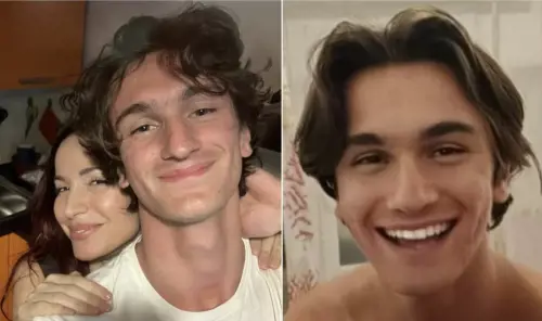 Andrea Delogu e il fratello scomparso Evan (Foto Social)