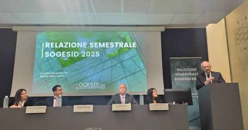 Sogesid S.p.A., Relazione Semestrale 2025: crescita della produzione dell’11,7%