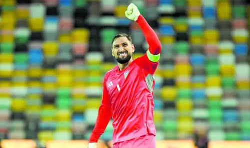 Portieri "esultanti". Moda tutta italiana