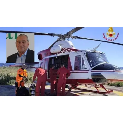 Mario Paglicci uno dei due imprenditori deceduti nell'incidente con l'elicottero
