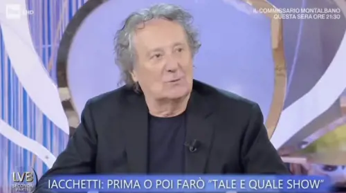 "Con il giusto cachet...". L'ultima rivelazione di Iacchetti 