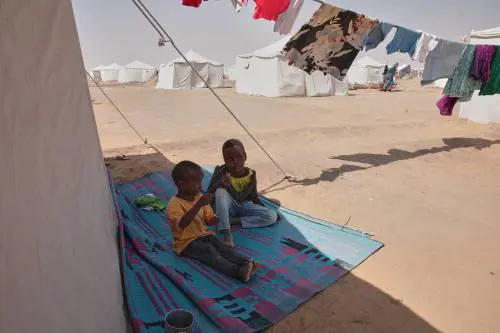 Sudan, sfollati del Darfur nel campo di El-Afadh