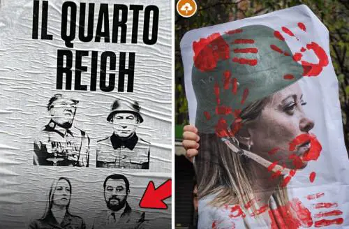 No Meloni Day, scontri a Bologna e Torino. A Genova cartello contro il governo: "Quarto Reich"