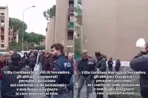 "In 14 in una casa e rifiuti sparsi". La protesta contro le case assegnate ai rom