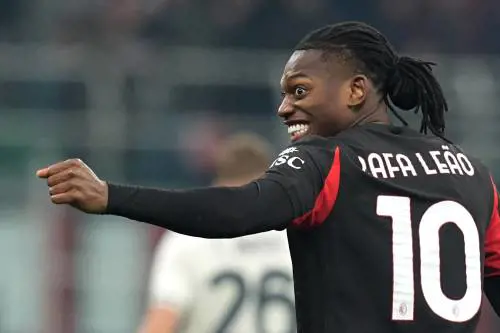 Al Milan con la Lazio basta un gol di Leao