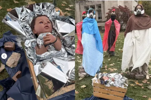 Presepe woke anti-Trump: così Gesù bambino diventa un migrante detenuto