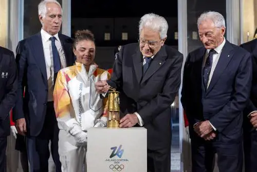 Ecco la Fiamma Olimpica, oggi l'accensione al Quirinale