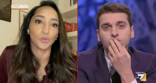 "Oriana Fallaci islamofoba", "Porti rispetto". Scontro tv tra Giubilei e Randa Ghazy