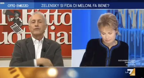 "Le mie non sono opinioni", "Sono verità rivelate". Rissa tv Travaglio-Gruber 