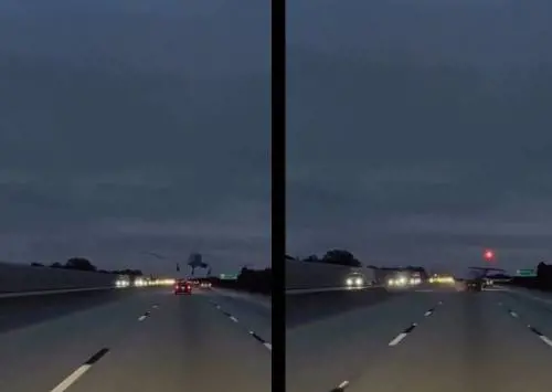 Paura in strada: aereo perde quota e finisce su un'auto