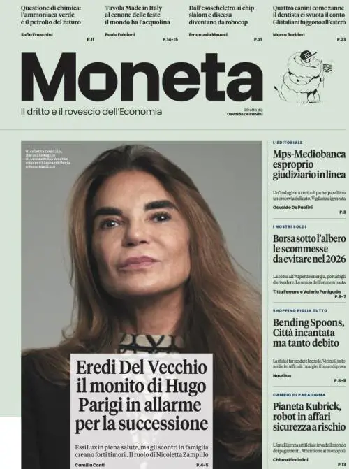 Moneta, monito Hugo ai Del Vecchio