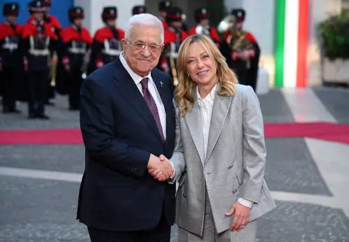 Abu Mazen ad Atreju: "Grazie all'Italia per il sostegno, vogliamo pace con due Stati"