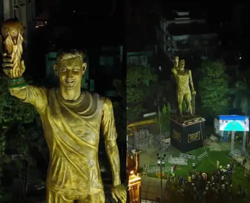 Messi, svelata la statua da record alta 21 metri in suo onore, ma non si trova in Argentina