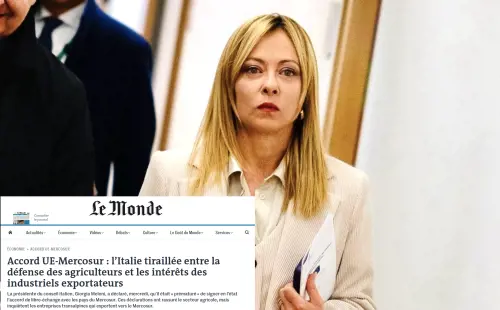 Le Monde promuove Meloni sul trattato Ue-Mercosur: "È il vero arbitro"