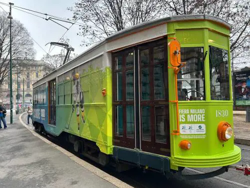 I Giochi invernali viaggiano sul tram di Fiera Milano
