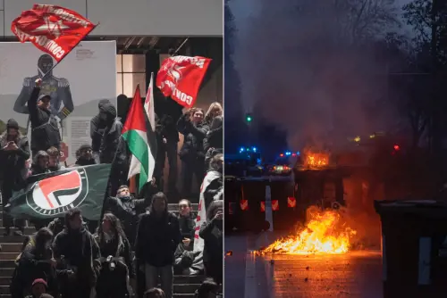 "Fuori le truppe di occupazione". Askatasuna in piazza: guerriglia a Torino. Bombe carta contro la polizia