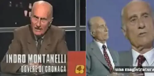 Montanelli idolo sui social per le critiche alle toghe