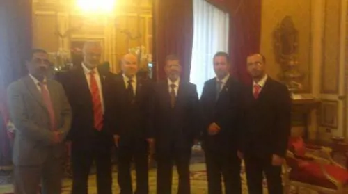 Mohammad Hannoun e Mohamed Morsi