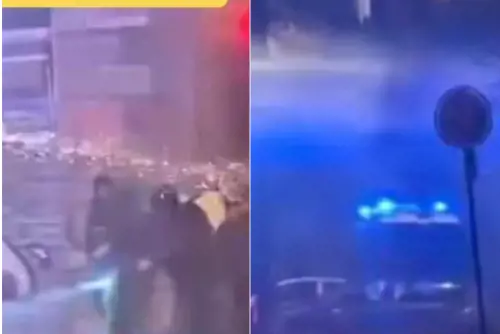 Il Capodanno di Askatasuna: bombe carta e petardi contro i carabinieri