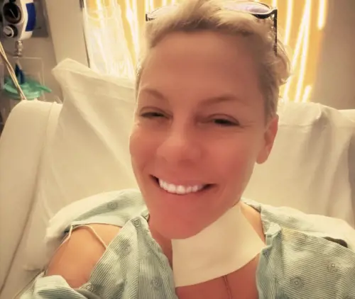 Pink in ospedale a Capodanno: intervento urgente al collo, fan in apprensione