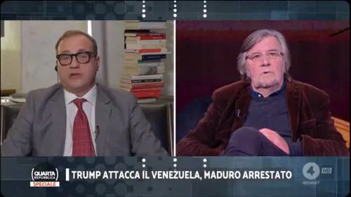 "Maduro come Aldo Moro". Ma Cerno gela Sansonetti: "No, fu assassinato dalle Br nel nome del comunismo e degli stessi colori politici di questo insulso personaggio"