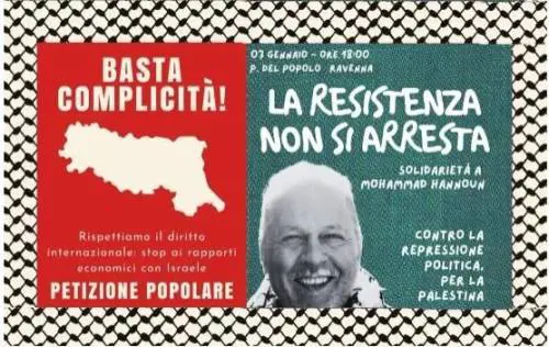 Boicottare Israele, sostenere i pro Pal. Quel "francobollo" celebra l'indagato