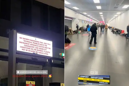 Guasto tecnico a  Orio al Serio, aeroporto nel caos: voli in ritardo, dirottati e cancellati