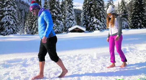 Quando la natura incontaminata si trasforma in un'immensa, bianca spa