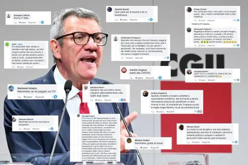 Tutti in fuga da Landini: la rivolta e l'emorragia di iscritti dalla Cgil