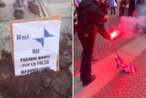 I ProMad bruciano la bandiera Usa e insultano l'esponente della Lega: manifestazioni in 30 piazze