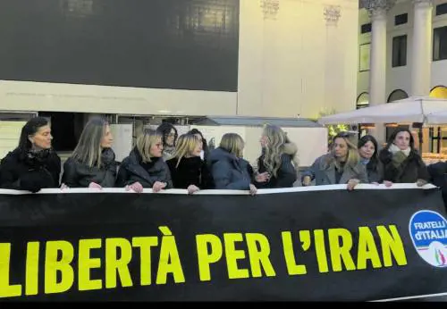 Le donne Fdi: "Siamo tutte iraniane". Solidarietà delle politiche lombarde